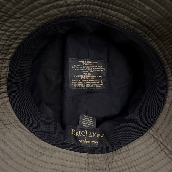 Eric Javits Kaya Rain Hat | Brown | One Size - Picture 3 of 3